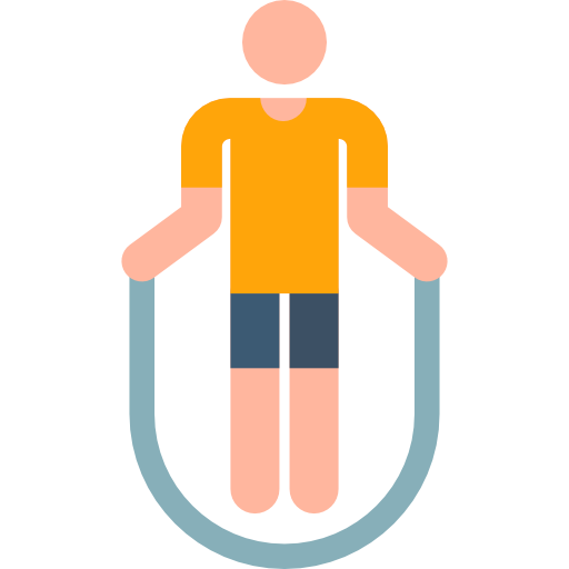 a man jumping rope