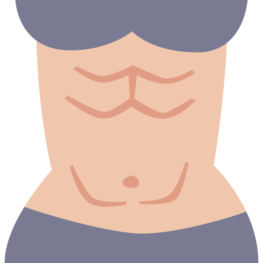 woman with strong abdominals